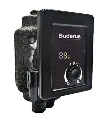 Buderus Logafix BUE-Plus-2 25/1-6-130 Heizungspumpe, EEI = 0,20