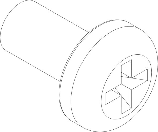 29144114120 Schraube M4x8 Buderus Ersatzteil