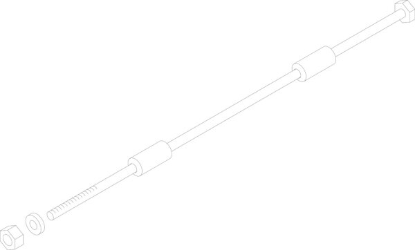 5128020 Ankerstange M16x1520 kpl Ersatz Buderus Ersatzteil