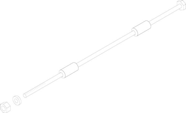 5128026 Ankerstange M16x2020 kpl Ersatz Buderus Ersatzteil