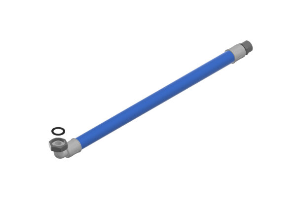 5177712 Anschlussschlauch 490mm blau everp Buderus Ersatzteil