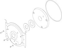 63015156 Brennertür S325 55-70 everp Buderus Ersatzteil