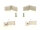 7098860 Halteklammer für Rauchgasabfuhr (2X) Buderus Ersatzteil