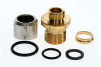 7100805 Doppelnippel 1/2"X3/4" kpl m. Verschr...