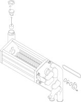 73147 Wärmetauscher 60W Buderus Ersatzteil
