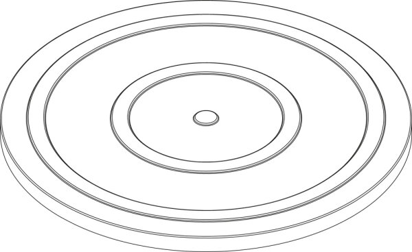 7735501786 Verkleidungsdeckel D1143.6 Schwarz everp Buderus Ersatzteil
