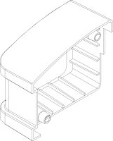 7735600202 Abdeckung links Buderus Ersatzteil