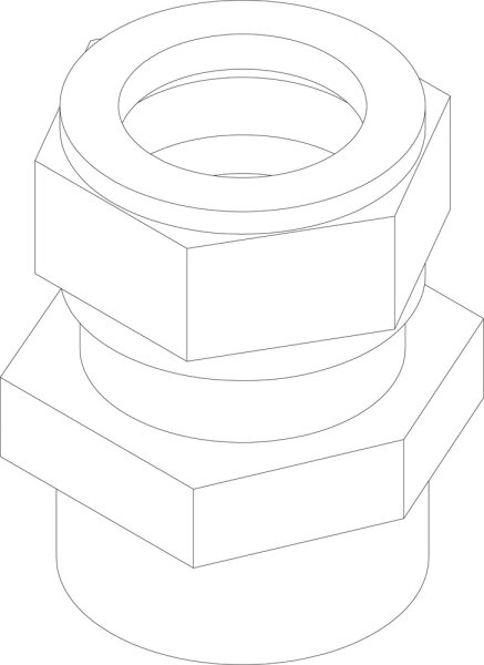7736600802 Klemmringverschraubung 18xR3/4" everp Buderus Ersatzteil