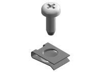 7736700690 Schnappmutter + Schraube 4,8x13 (2x) Buderus...
