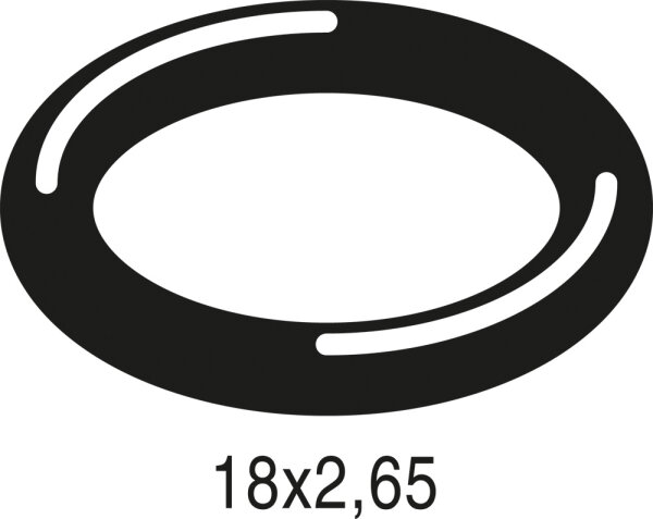 87102051010 O-Ring 18x2,65 (10x) Buderus Ersatzteil