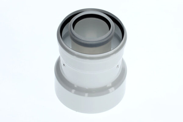 87155021170 Adapter Ø 80/125 mm auf Ø 60/100 mm Buderus Ersatzteil