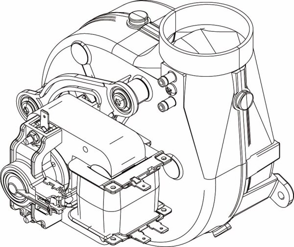 87160112970 Gebläse Buderus Ersatzteil