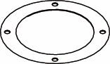 87160117130 Drosselblende D78 + D83 Buderus Ersatzteil