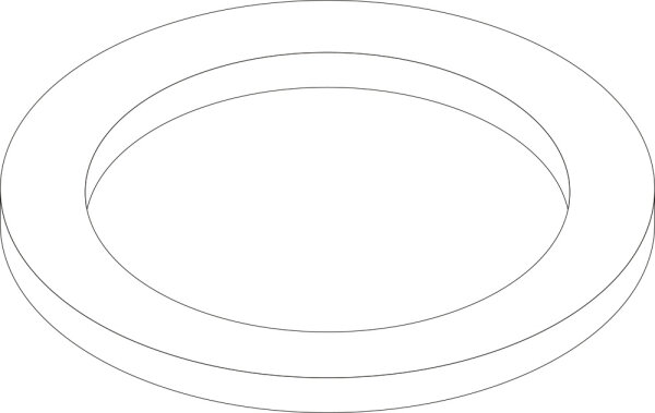 8716854791 Dichtung 1" AFM34/2 (10x) Buderus Ersatzteil