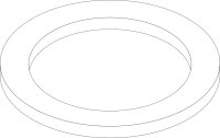 8716854791 Dichtung 1" AFM34/2 (10x) Buderus Ersatzteil
