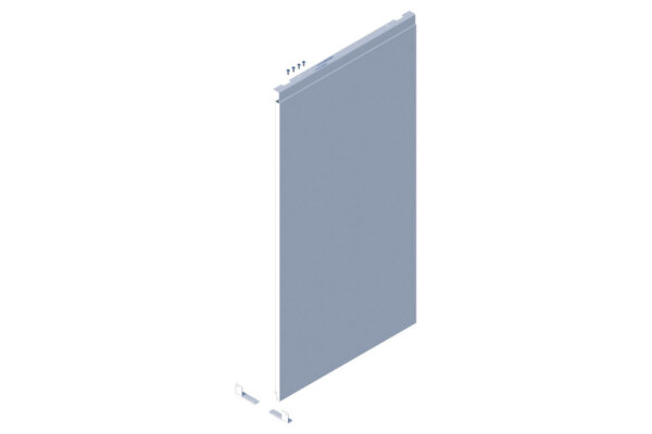 8716863287 Seitenabdeckung re/li silber Buderus Ersatzteil