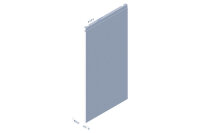 8716863287 Seitenabdeckung re/li silber Buderus Ersatzteil