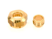 87182214500 Verschraubung 15mm (2x) Buderus Ersatzteil