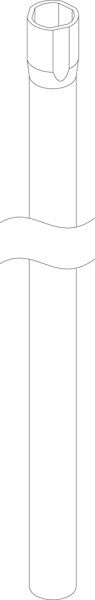 87182238420 Rohr-Tauchrohr 75L, Länge: 721mm Buderus Ersatzteil