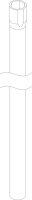87182238420 Rohr-Tauchrohr 75L, Länge: 721mm Buderus...
