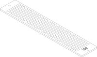 87183403070 Aufsteckgitter 20/22-700 RAL9016 everp...
