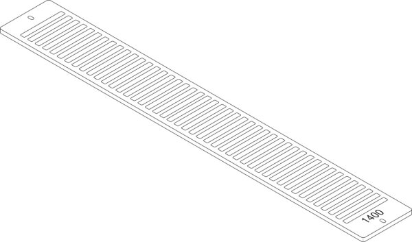 87183403140 Aufsteckgitter 20/22-1400 RAL9016 everp Buderus Ersatzteil