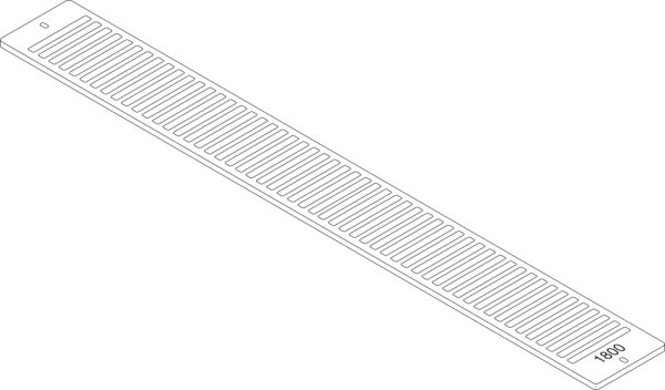 87183403180 Aufsteckgitter 20/22-1800 RAL9016 everp Buderus Ersatzteil