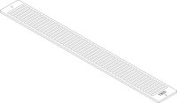 87183403180 Aufsteckgitter 20/22-1800 RAL9016 everp...