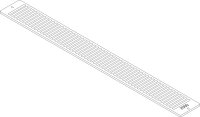 87183403200 Aufsteckgitter 20/22-2000 RAL9016 everp...