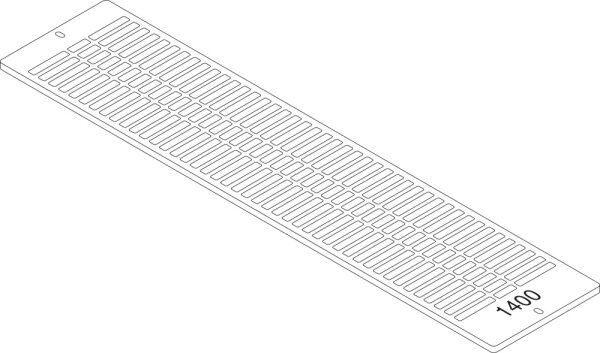 87183404140 Aufsteckgitter 30/33-1400 RAL9016 everp Buderus Ersatzteil