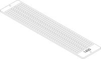 87183404140 Aufsteckgitter 30/33-1400 RAL9016 everp...