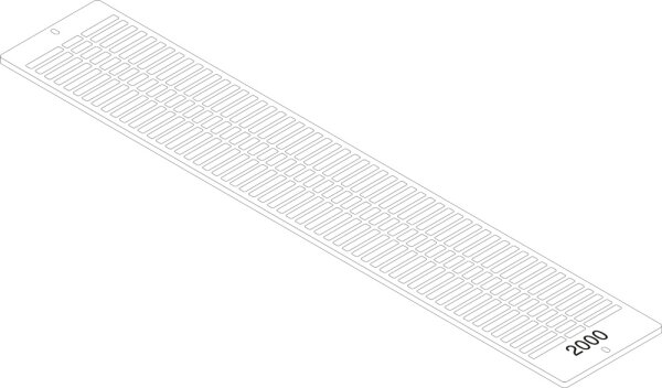 87183404200 Aufsteckgitter 30/33-2000 RAL9016 everp Buderus Ersatzteil