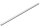 87185310810 Rohr_ Vakuumröhre, L=1500mm +1 Dichtring Buderus Ersatzteil