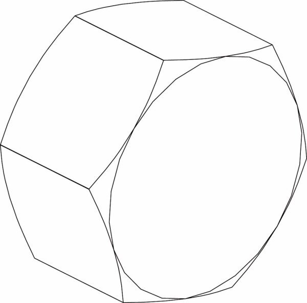 87185321420 Mutter geschlossen 1/2" Buderus Ersatzteil