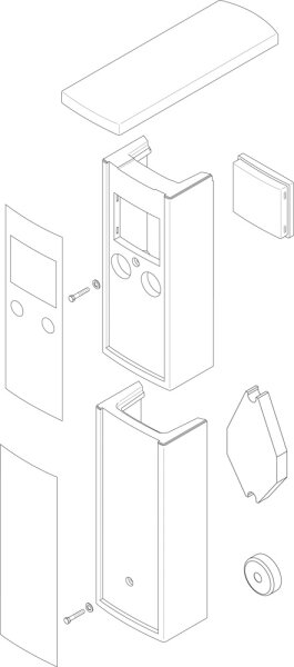 87185401510 Isolationskanal Set everp. Buderus Ersatzteil