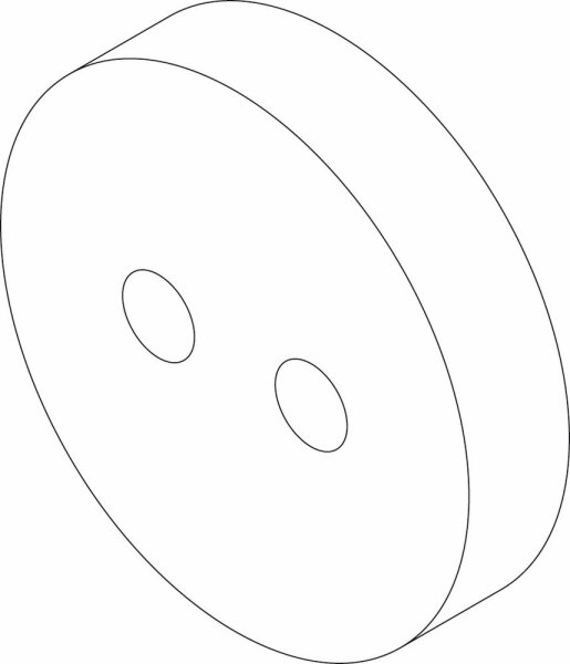 87185422510 Rosette Flansch D150x40-2x20 Buderus Ersatzteil