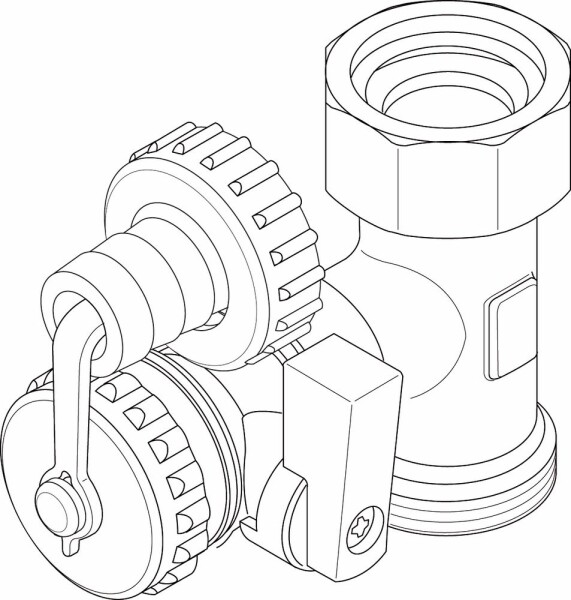 87185436280 FE-Hahn mit Gewinde everp Buderus Ersatzteil