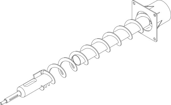 8718578702 Förderschnecken Set everp Buderus Ersatzteil