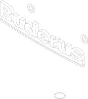 8718583088 Geräteschild "Buderus" everp...