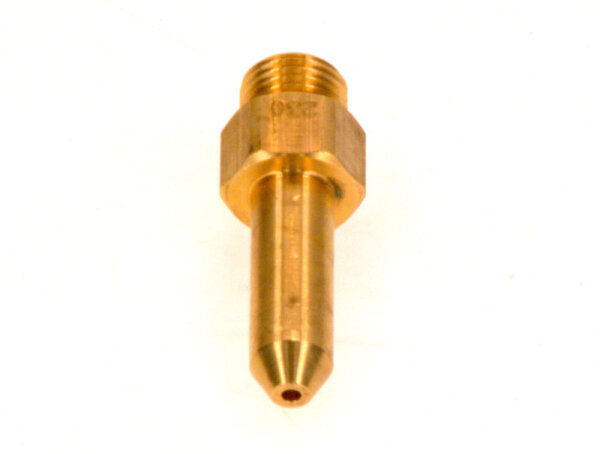 8718584463 Hauptgasdüse 2,30 Bohrung SW16 48lg Buderus Ersatzteil
