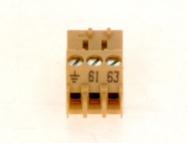 8718585550 Anschlussklemme 3-pol 61/63 beige everp Buderus Ersatzteil