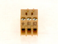8718585550 Anschlussklemme 3-pol 61/63 beige everp...