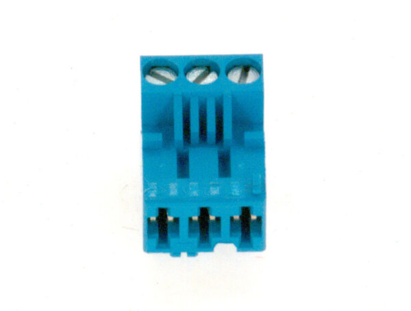 8718585552 Anschlusskl Abgas 3-pol UE II blau everp Buderus Ersatzteil