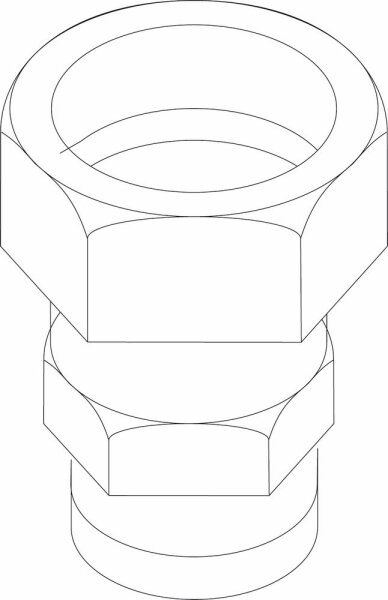 8718590190 Pumpenverschraubung 1" x 3/4"AG everp Buderus Ersatzteil