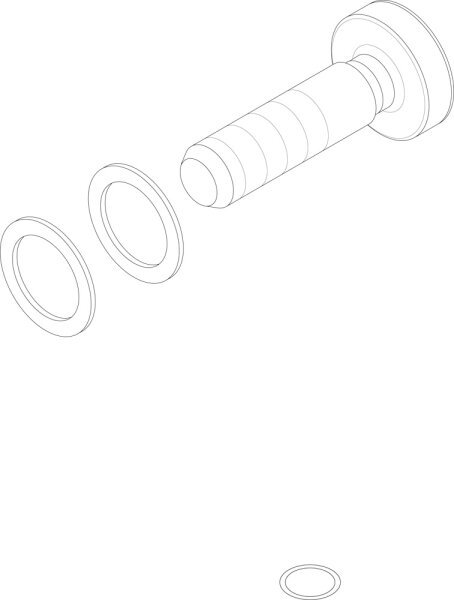 8718593682 Montageset Stellmotor BM everp Buderus Ersatzteil