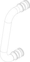 87186421580 Bypassleitung Buderus Ersatzteil