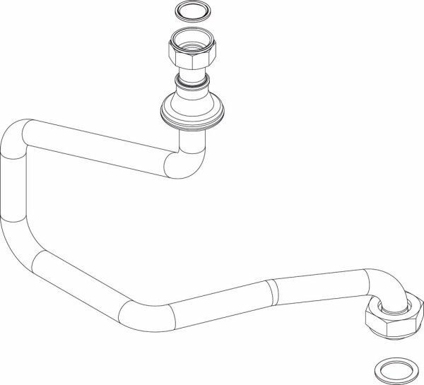 87186440240 Gasrohr vertikal Buderus Ersatzteil