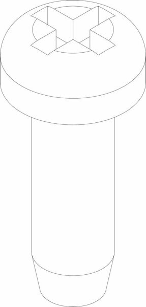 87186445540 Schraube DIN7500 M4x12 (10x) Buderus Ersatzteil