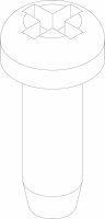 87186445540 Schraube DIN7500 M4x12 (10x) Buderus Ersatzteil