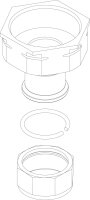 87186454830 Adapter Set Pumpe Buderus Ersatzteil